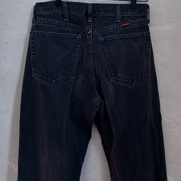 Rustler black straight-leg jeans - Picture 2 of 4
